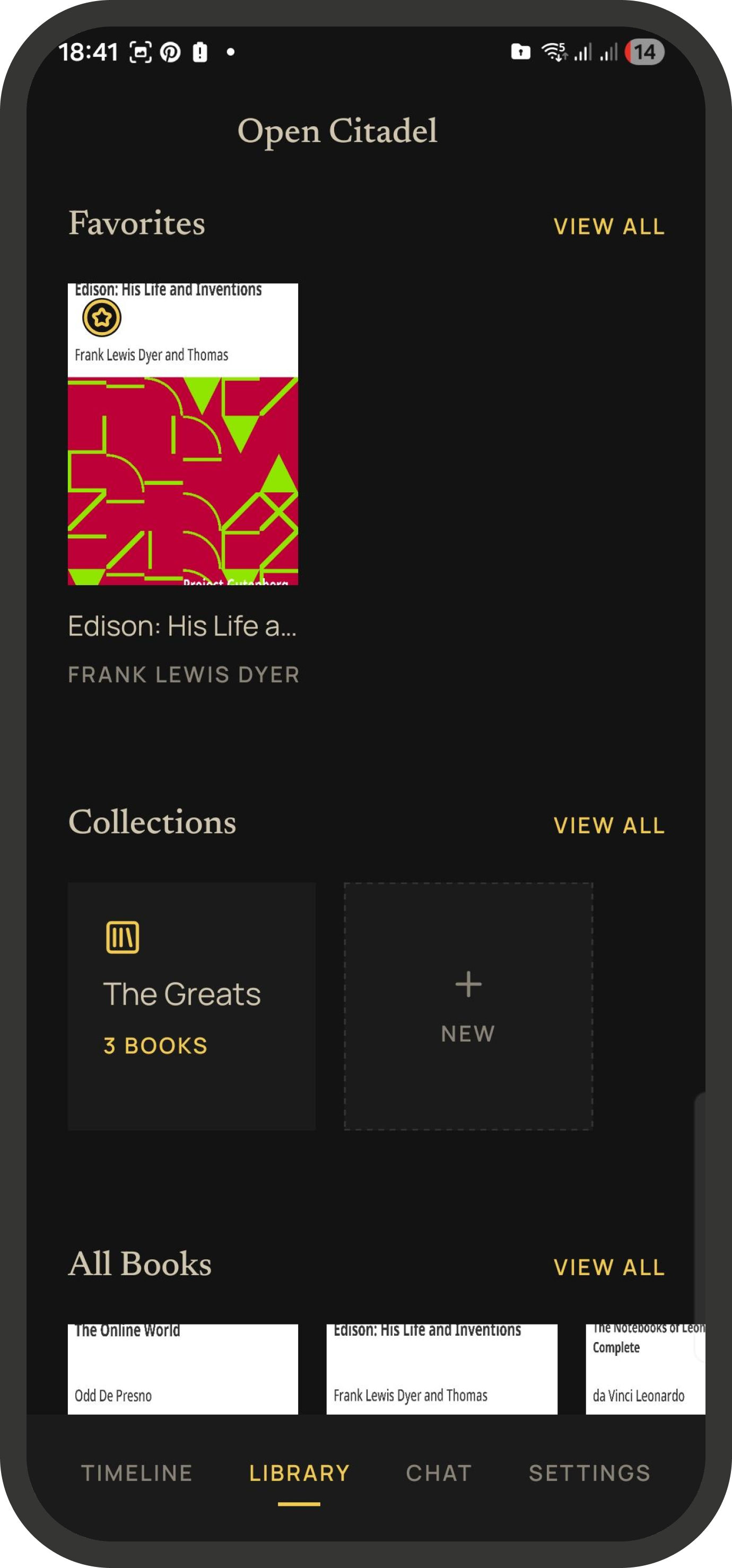 Open Citadel Library on Android